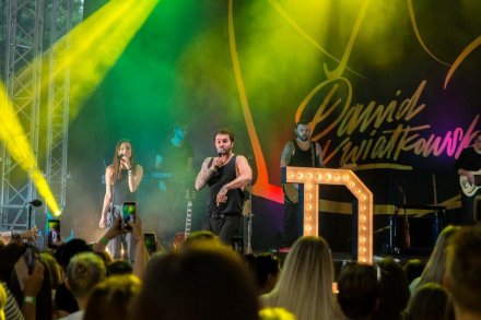 Koncert Dawida Kwiatkowskiego w wislańskim amfiteatrze